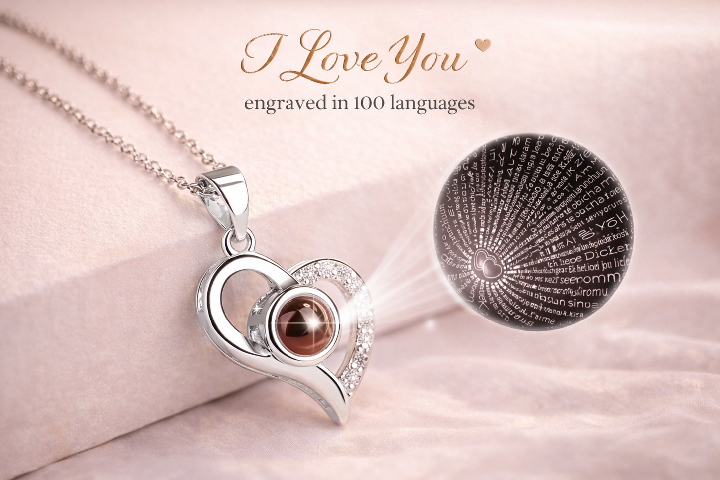 Eternal Heart Rose Jewelry Box