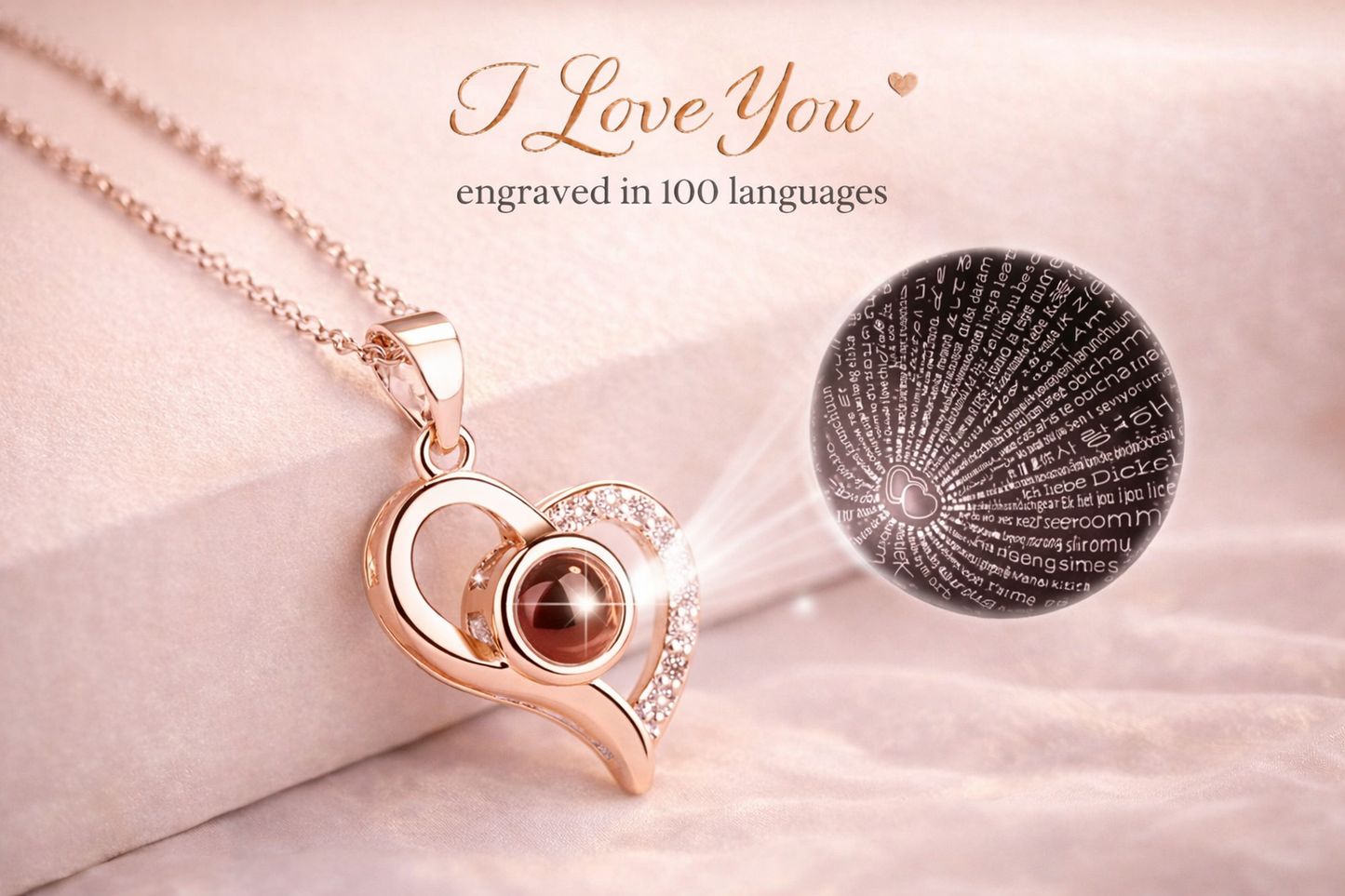 Eternal Heart Rose Jewelry Box